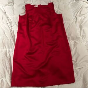 Talbots Vibrant Red Dress